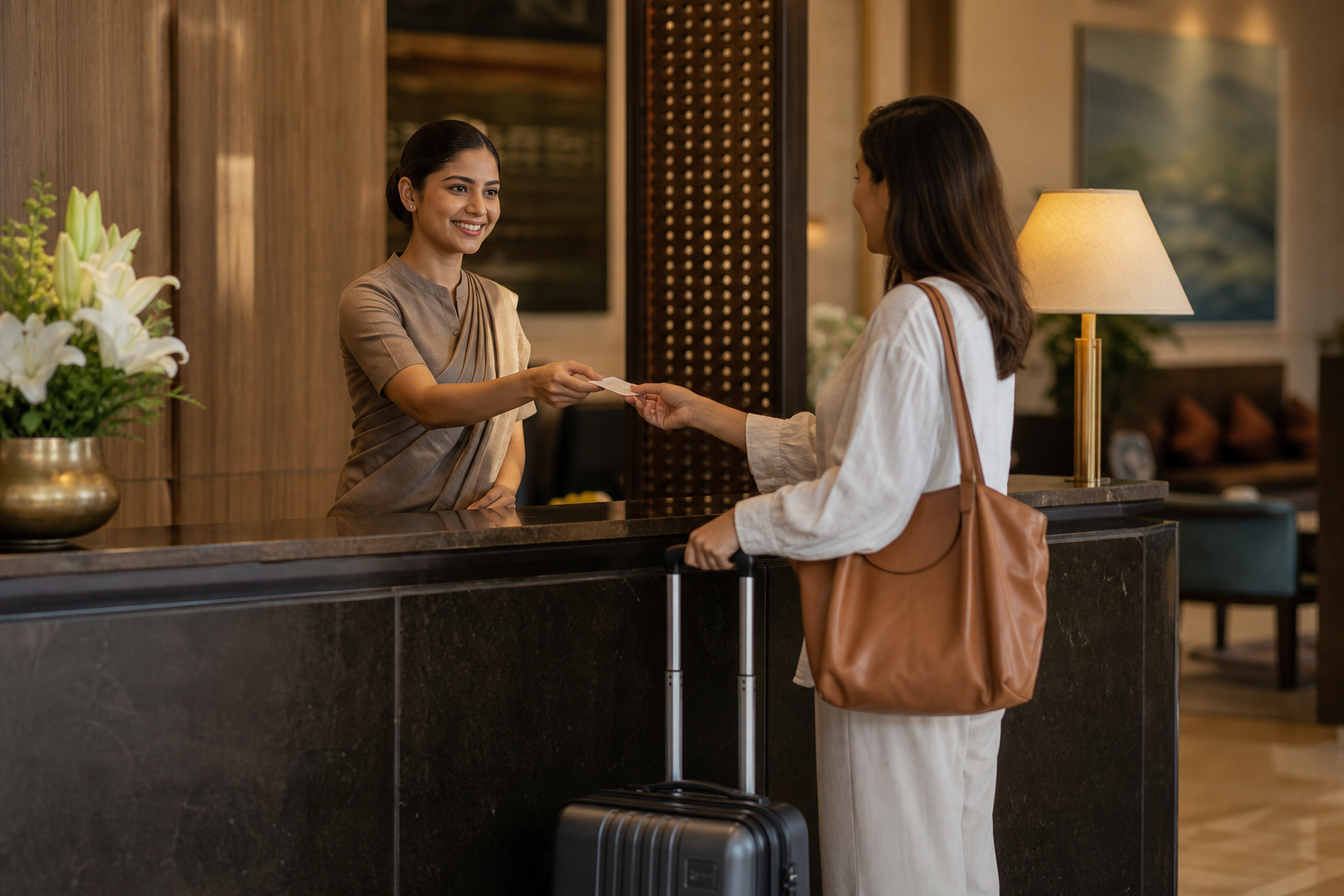 Hotel check-in and stay coordination